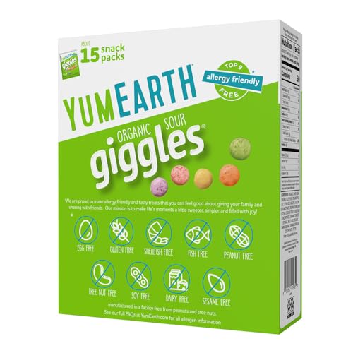 Image of Yumearth, Organic Sour Giggles Value Size Box, 7.5 Ounce