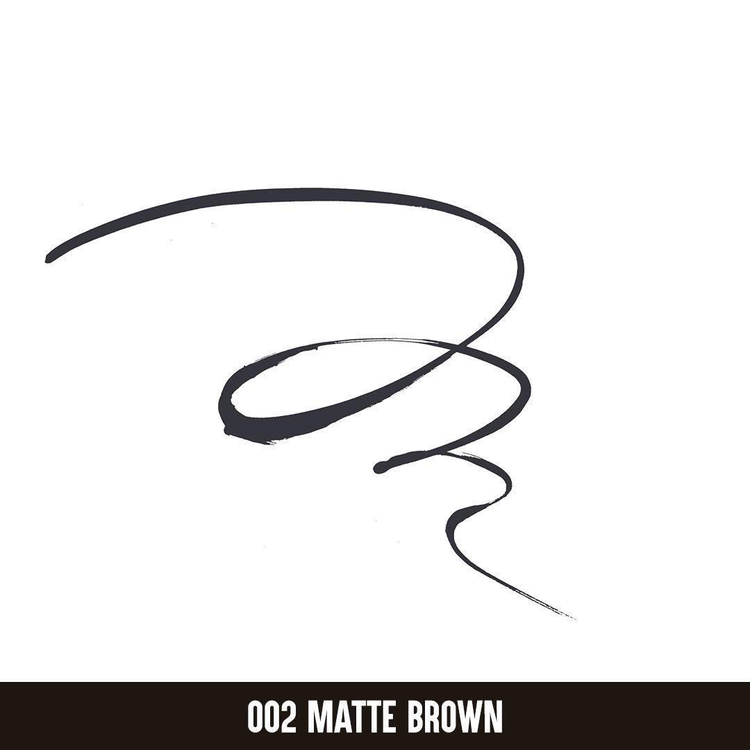 Colorbar All Matte Eyeliner, Brown 002, waterproof liquid eyeliner lasts upto 16 hours 2.5ml