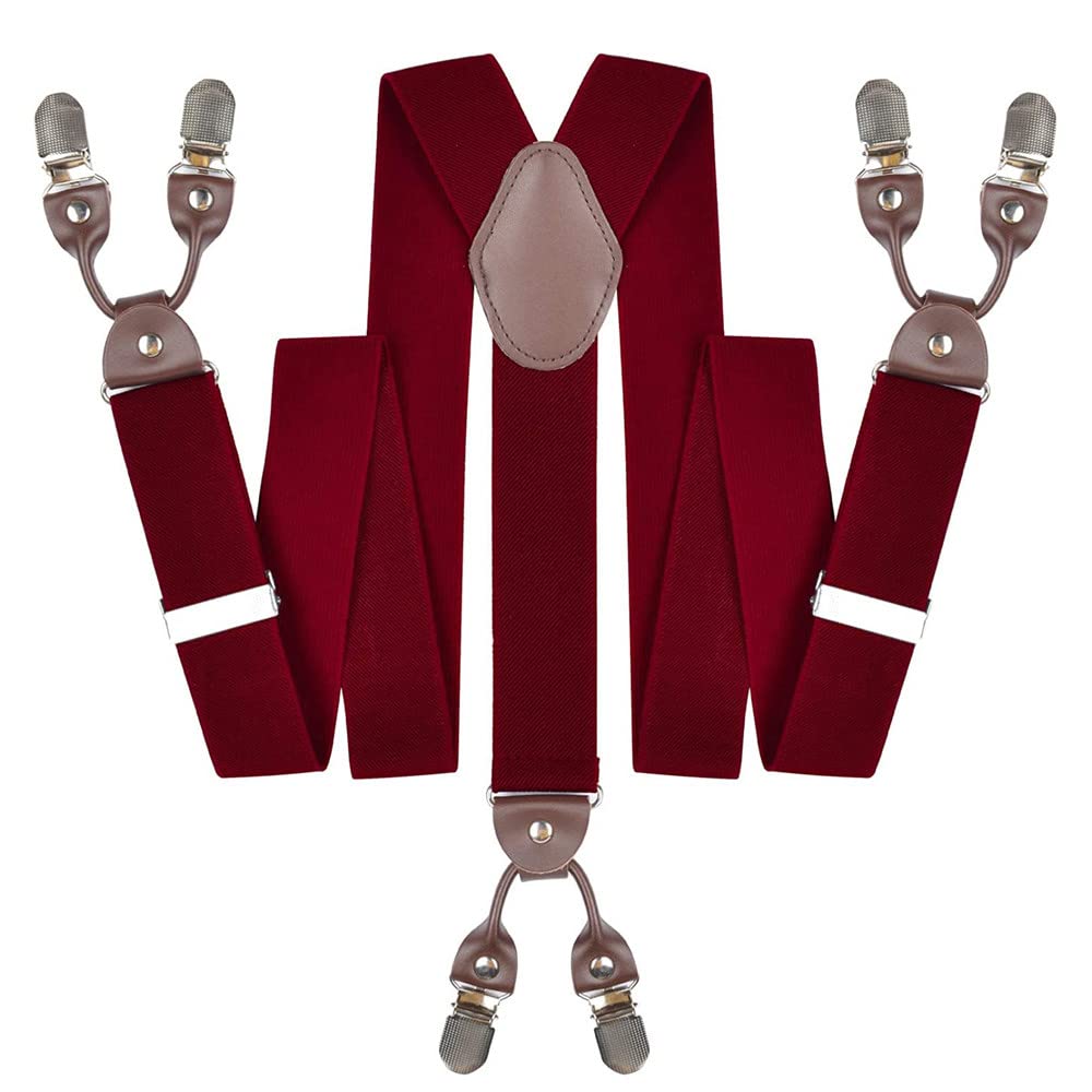 Cinturones Tirantes para Hombre en Forma de Y, Tirantes de Cuero Vintage para Mujer, para Hombre, Camisa, Traje, Fiesta de Boda, Tirantes elásticos Ajustables con Espalda en Y para