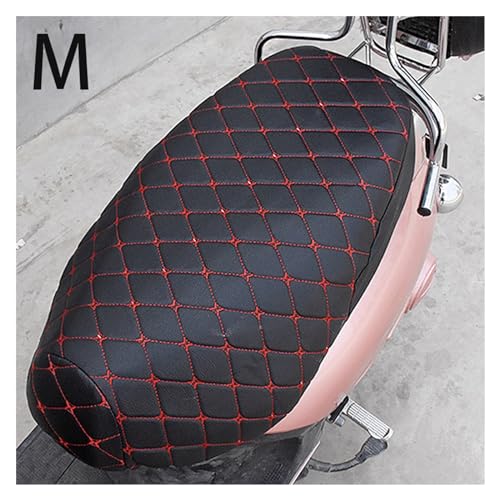 Cojín para moto que evita resbalones con funda de asiento transpirable de PU 3