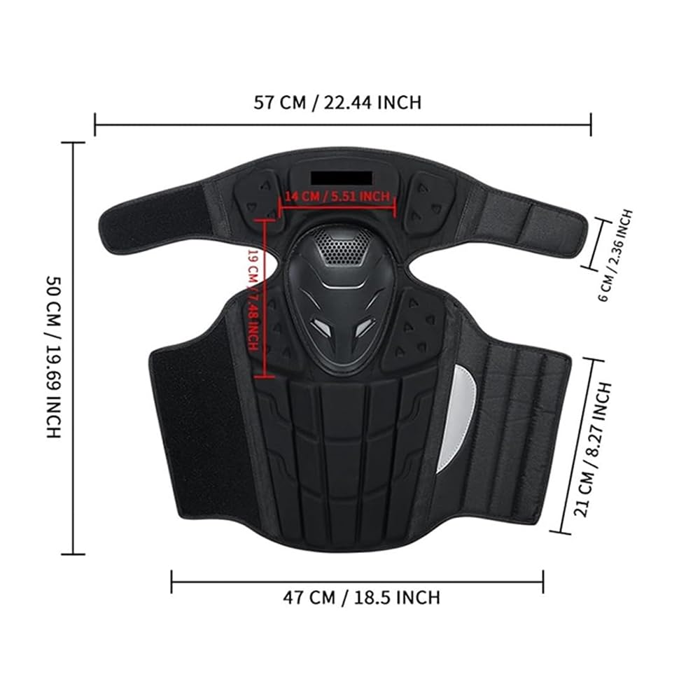 Ginocchiere Motociclistiche, Ginocchiera Protettive con Guscio Protettivo in PE e Imbottitura Morbida per Snowboard, Motocross, Mountain Bike