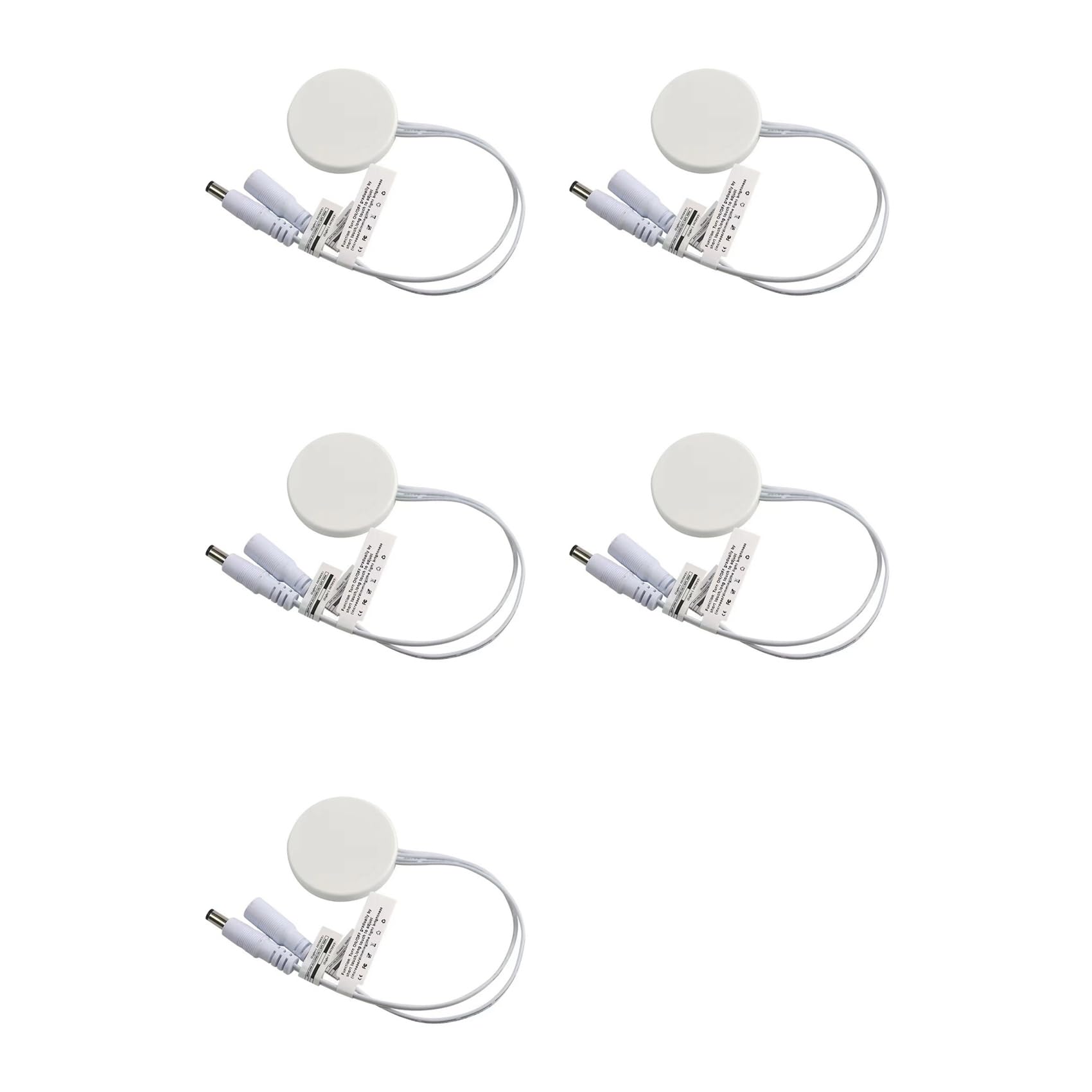 Jnchdghwa White 5X Wood Panel Led Touch Sensor Dimmer Switch Hidden Switch Touch Switch For Led Strip