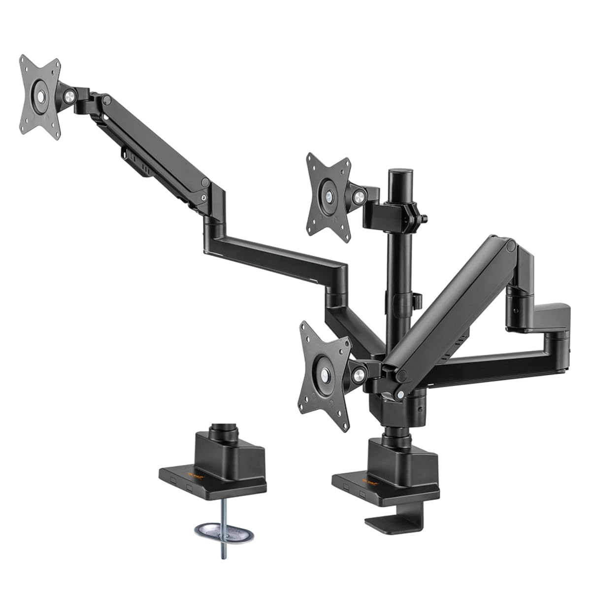 My Wall HL 51-3 L 3x Monitor Desk Mount Black Rotatable Tiltable 1...