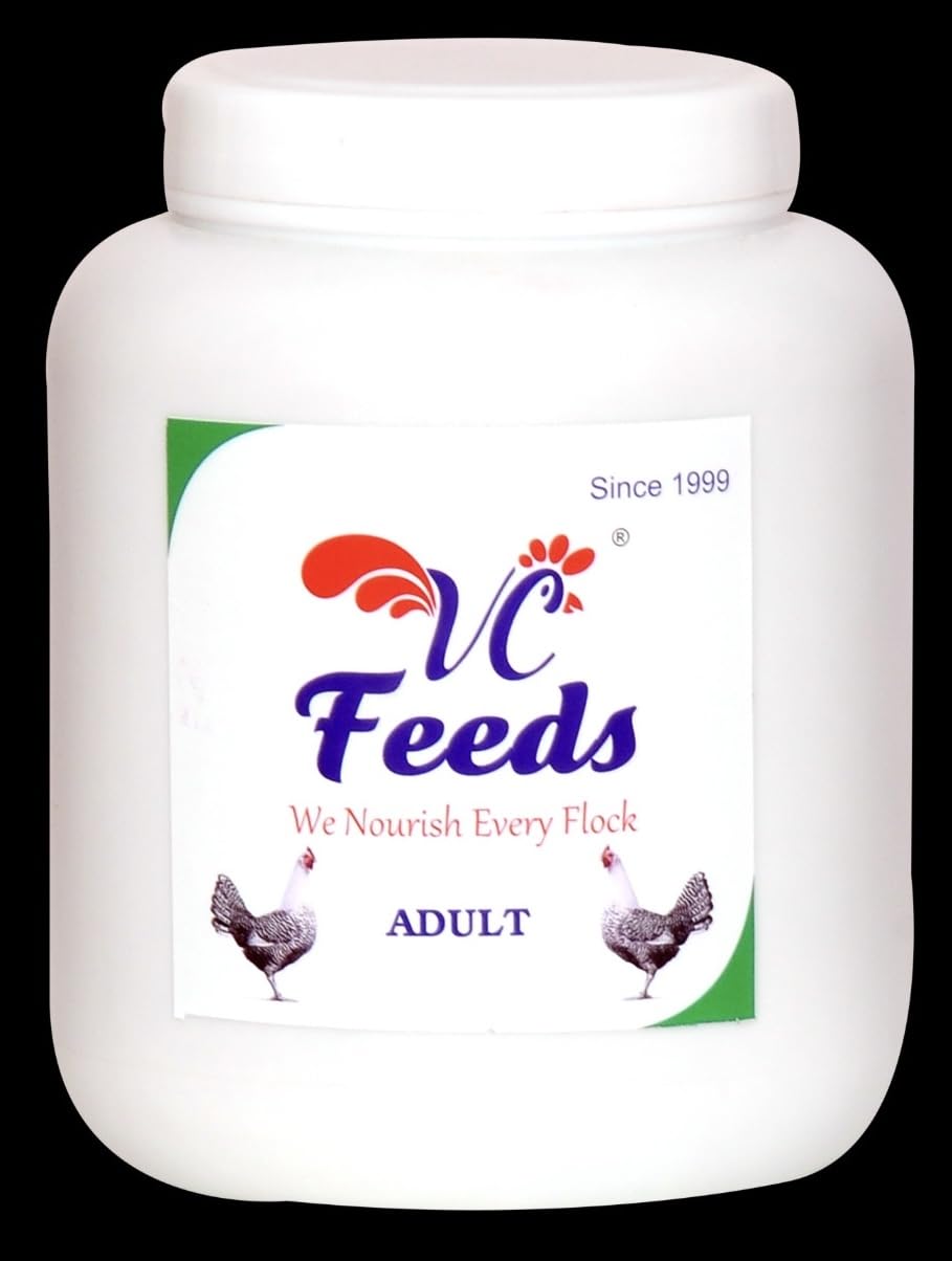 Vinay Chandra |Finisher| 1kg Ideal for Broiler,Layer,Rooster,Country,Duck,Turkey., Adult, Chicken