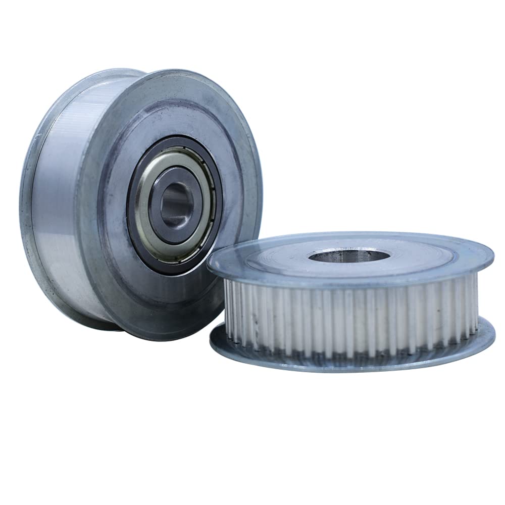 HTD5M 36T koło pasowe luźne 16/21mm szerokość paska łożysko zębate z/bez zębów 8/10/12/15mm otwór(Bore 8mm No Teeth,21mm)
