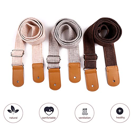 CZDYUF Sangle De Guitare Basse Appropriée Ukulélé Ceinture D’épaule Pièces Musicales Accessoires Sangle De Guitare Sangle De Roche (Color : D, Size : Regolabile) - Les Beatles, Paul McCartney, John Lennon, RIngo Starr, George Harrison CZDYUF Sangle De Guitare Basse Appropriée Ukulélé Ceinture D'épaule Pièces Musicales Accessoires Sangle De Guitare Sangle De Roche (Color : D, Size : Regolabile) – Image 3