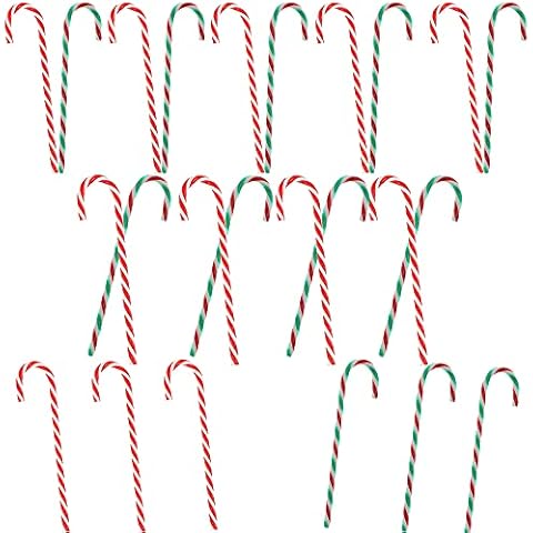 YGCHEN Candy Canes Tree Decoration Plastic Candy Cane Christmas Tree Decoration Candy Canes Red White Christmas Tree Decoration Plastic Tree Decoration Cover