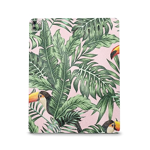 Image of MightySkins Carbon Fiber Skin Compatible with Apple iPad Pro 12.9 inch M2 6th Gen (2022) Full Wrap Kit - Hidden Toucan | Protective, Durable Textured Carbon Fiber Finish | Easy to Apply | Made in The USA