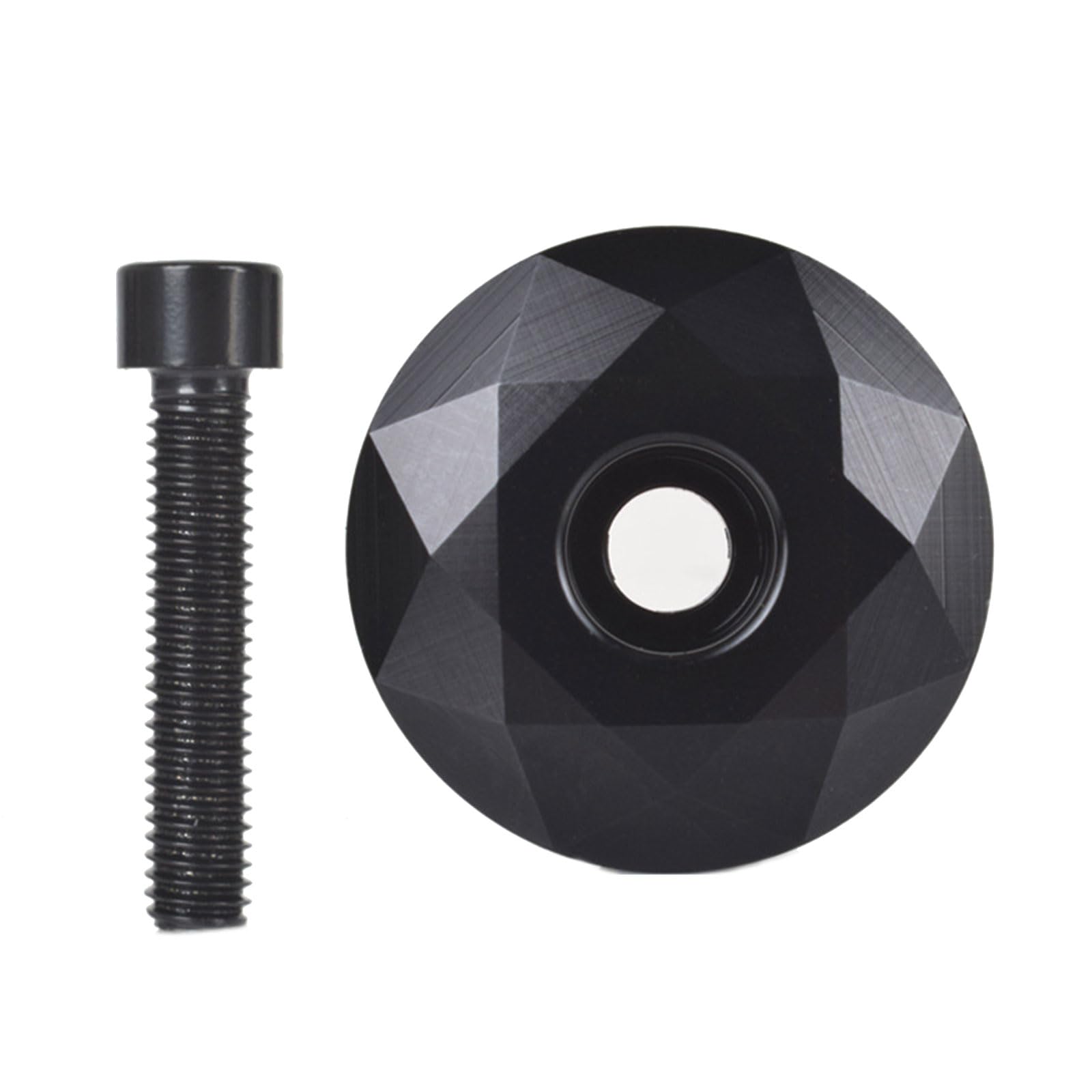 QIAOLIDA High Strengths Aluminum Alloys Bike Headsets Cap Bike Stems Top Cap With Bolt Mountain Bikes Front Fork Stems Top Cover