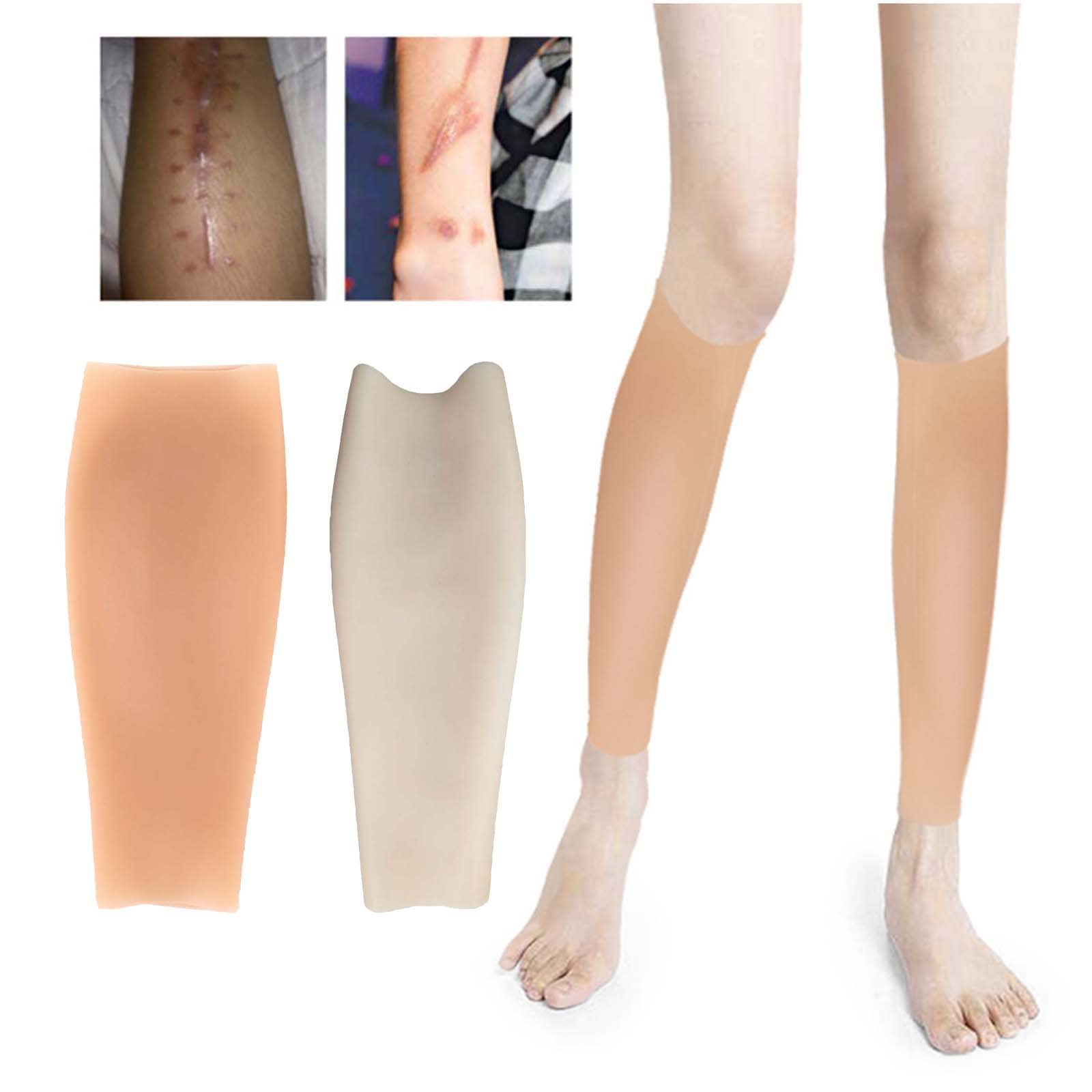 Brazo Falso de Silicona, Mangas de Tatuaje Falsas, para Ocultar Cicatrices, Tatuajes, Marcas de Nacimiento, Brazos Delgados, travestismo, Cosplay, 1 Pieza (marrón M)