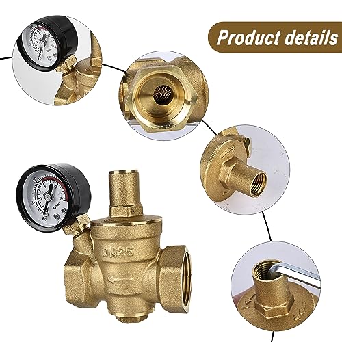 Riduttore di pressione dell'acqua da 1 pollice con...