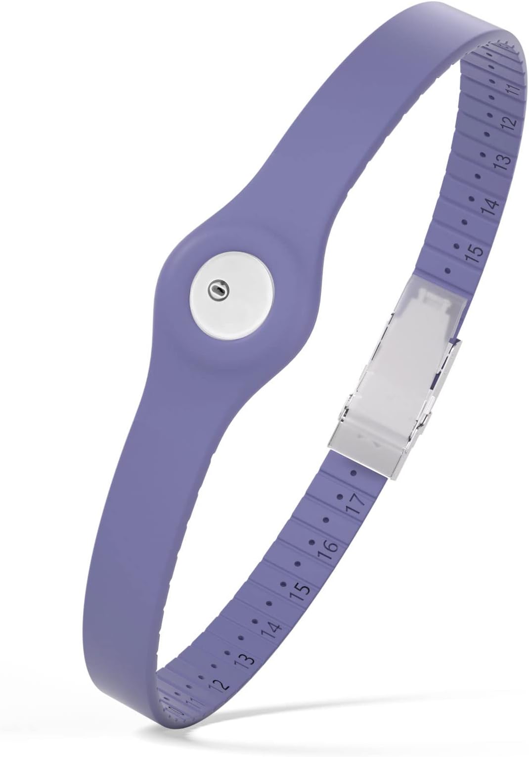 Divoti Glucose Monitor Sensor Cover Armband Compatible for Freestyle CGM Libre 3| Silicone Adjustable Trim to Fit, & Quickly Put-on- Waterproof, Hypoallergenic Carmella Blue