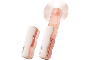 Gaiatop Cute Clouds Slide USB Rechargeable Mini Handheld Fan, Summer Cooling Gifts for Girls