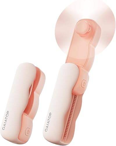 Portable Handheld Fan, Cute Clouds Mini Slide Fan - Beach Gifts For Teens