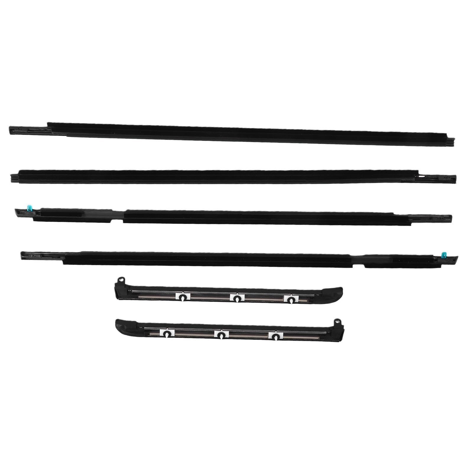 Jelquix #111 Car Door Window Seal Weatherstrip Moulding Trim For 2003-2009 Gx470 2003-2009 With Oem 75711-60080 75712-60080 75721-60080 75722-600