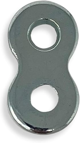 Balsam Point Workshop Paquete de 30  Conector de mesa resistente de figura 8 o clip de sujeción para escritorio, acero grueso de calibre 12