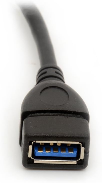 Buу 1 gеt 1 🔥 BSHTU USB 3.0 Extension Cable Angle 90 Degree Adapter Type A Male to Female High Speed Connection, Super Fast 5Gbps Data Transfer Sync Charger Lead (UP)
