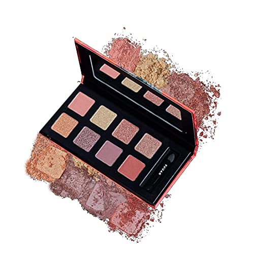 Image of SUGAR Cosmetics Blend The Rules Eyeshadow Palette | Long Lasting, Smudge Proof & Shimmery Finish | 10.4 Gm - 04 Fetish (8 Nudes Shades)