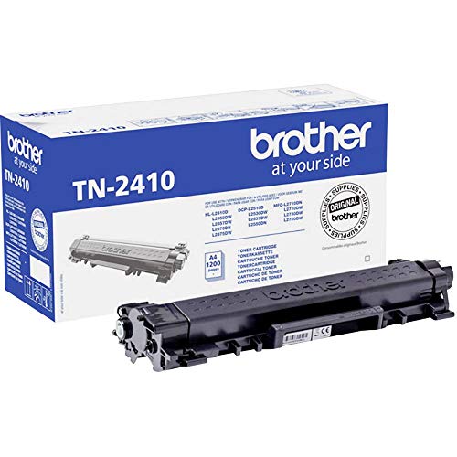 Brother TN2410 Tóner negro para las impresoras: HLL2310D, HLL2350DW,HLL2370DN, HLL2375DW, DCPL2510D, DCPL2530DW, DCPL2550DN,...