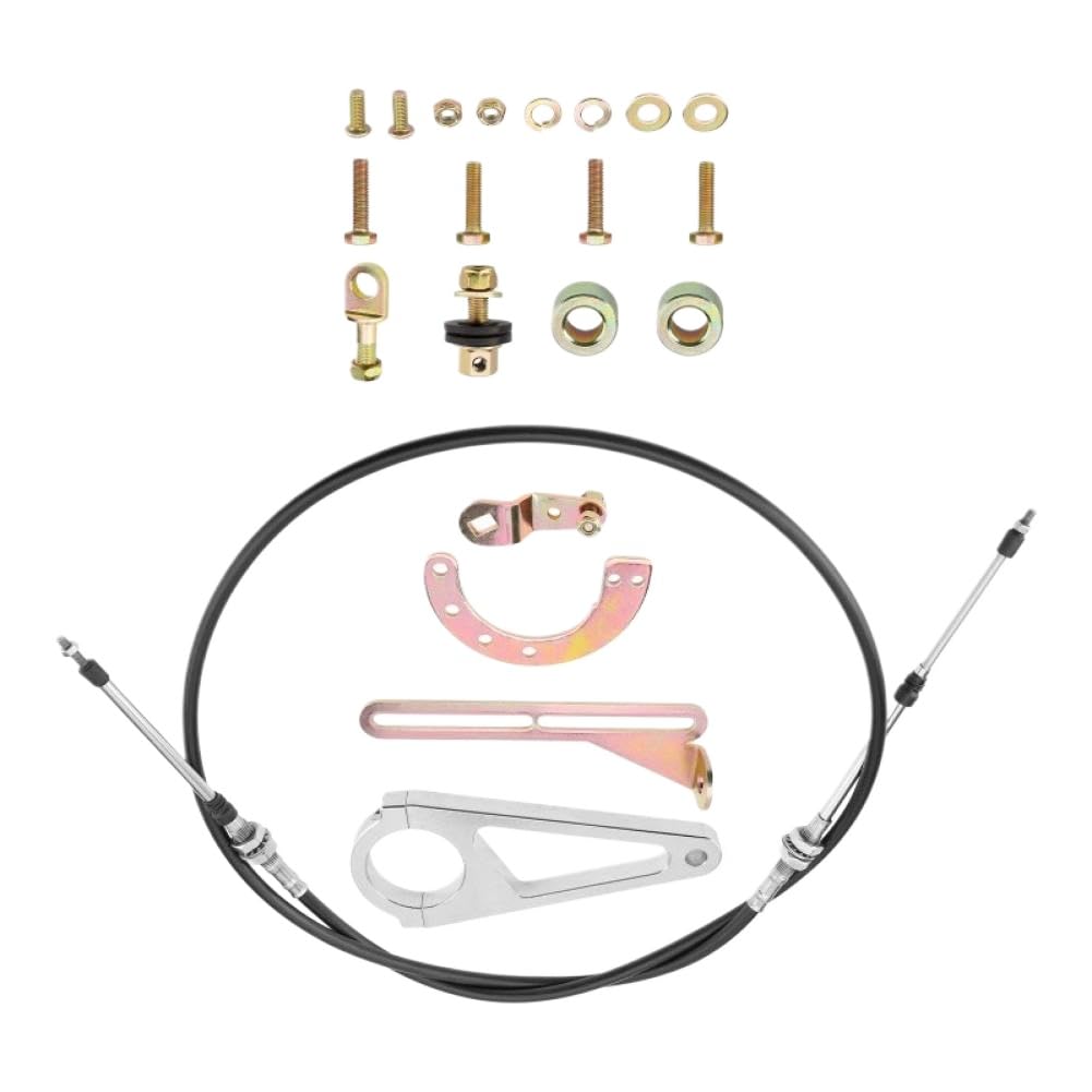 Transmission Column Shift Linkage Kit 2 Inch Compatible with GM TH350 TH400 700R4 TH200 4L60 2004R 4L80E ACA-1804