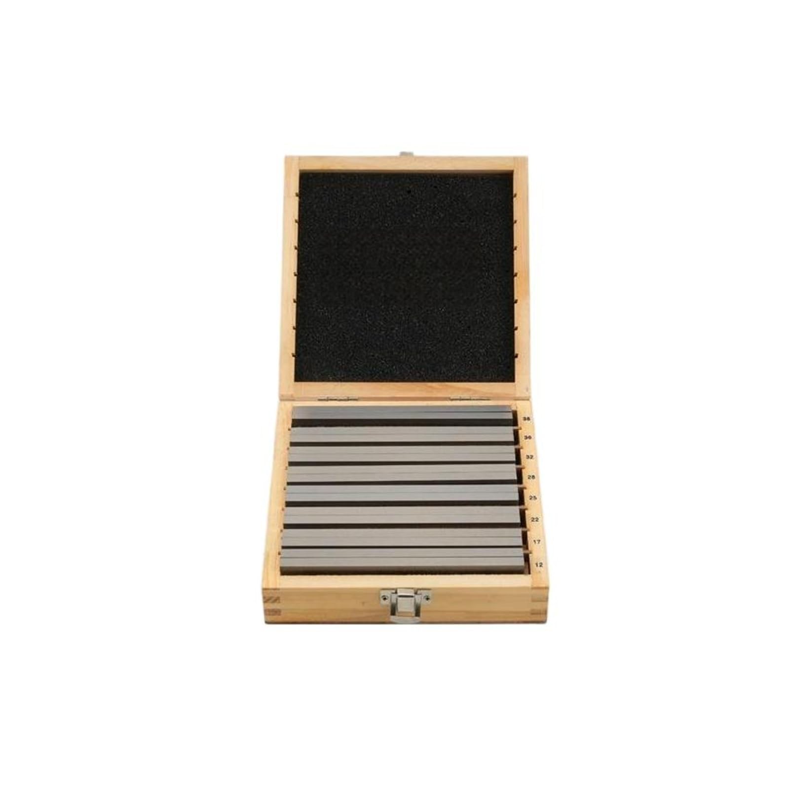 8 * 12/17/22/25/28/32/36/38 * 120mm 16 Uds 8 pares bloque de calibre almohadilla paralela juego almohadillas fresado CNC acero aleación para metrología profesional