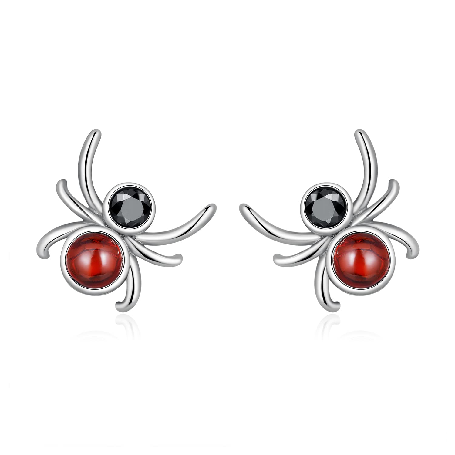 WBDWWTD Orecchini di Halloween Orecchini a Bottone per Donne Orecchini con Teschio e bulbo oculare