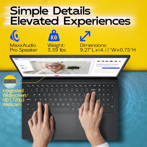 Dell Inspiron 15 Touchscreen Laptop AMD Ryzen 7 7730U 15.6" FHD miniatura 5