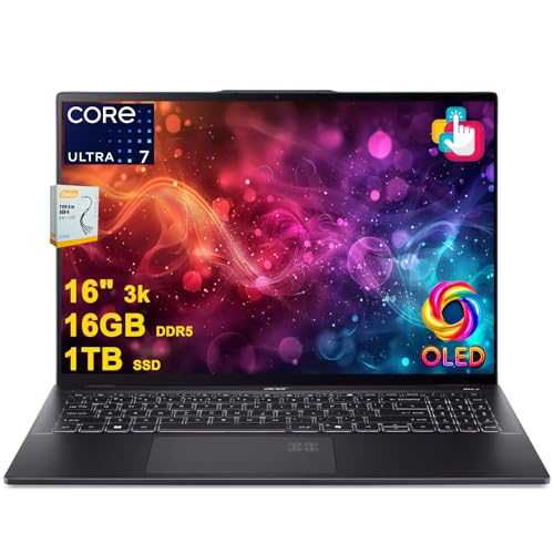 【Grafica e display forti】: grafica Intel Arc integrata da 140 V, touchscreen OLED da 16 pollici 3K (2880 x 1800) (100% DCI-P3)