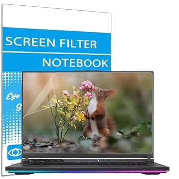 Pacote com 2 protetores de tela antirreflexo de 45.7 cm para laptop gamer Acer Predator Helios Neo 18 e Alienware m18 e ASUS ROG Strix G18 e Strix Scar 18 e Razer Blade 18, filtro antirreflexo para