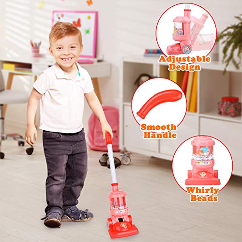Meland Kids Cleaning Set - 8Pcs Toddler Broom And Cleaning Set With Toy Vacuum Cleaner, Pretend Play Children House Cleaning Toys, Christmas Birthday Gift For Girls Boys #TOP3