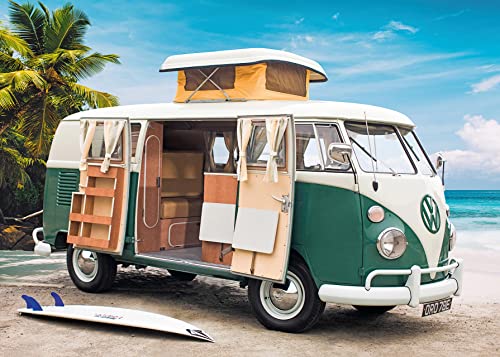 Ravensburger Classic Volkswagen VW T1 Camper Van 1000 Piece Jigsaw Puzzles for Adults and Kids Age 12 Years Up - Image 2