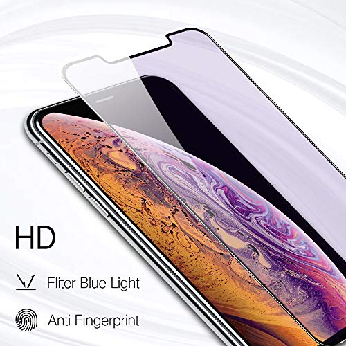 PERFECTSIGHT HD Clear Anti Blue Light Filter Tempered Glass Screen Protector for iPhone
