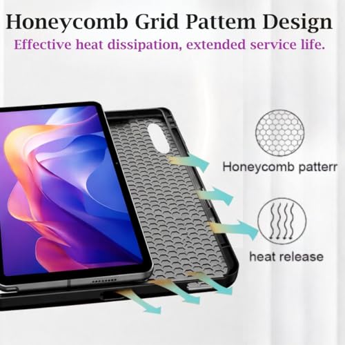 Image of ProElite Case Cover for Xiaomi Redmi Pad 2 11 inch Case, Deer Flip case Cover for Xiaomi Redmi Pad 2 11 inch Case with Pen Holder [Auto Sleep Wake Feature], Dark Green