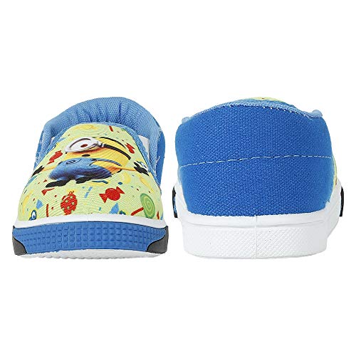 Image of Kids Boys Minions Printed Slipon Blue Shoes