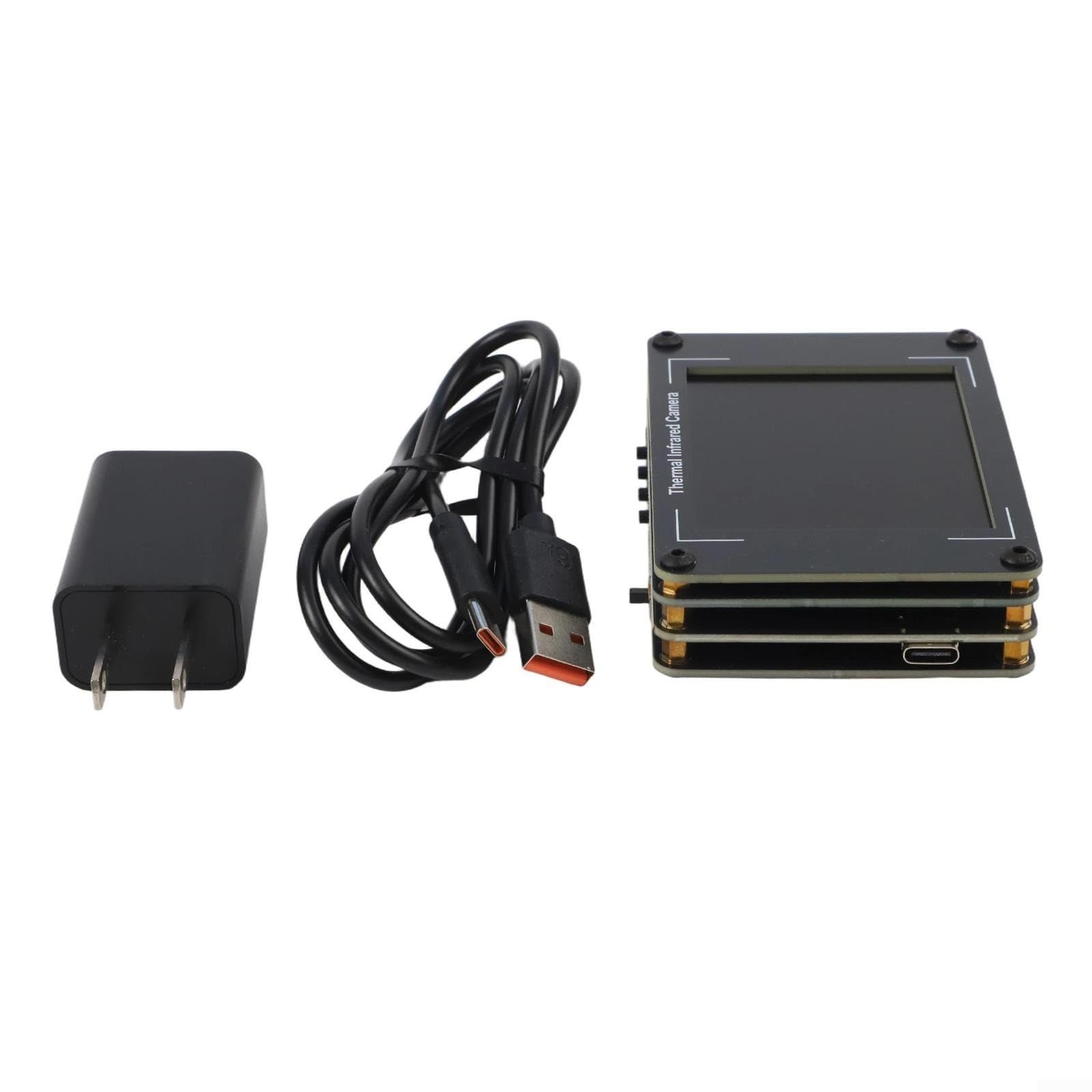 Cámara de imagen térmica de mano con sensor de termómetro infrarrojo LCD de 32 pulgadas 8Hz frecuencia de actualización USB-C detector de calor recargable para y uso