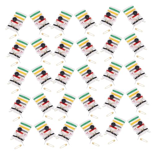 LIFKOME 100Packs Portable Disposable Sewing Kit Multifunctional Sewing Thread and Needle for Travel Hotel and Home Use for Beginners and Professionals Includes Thread