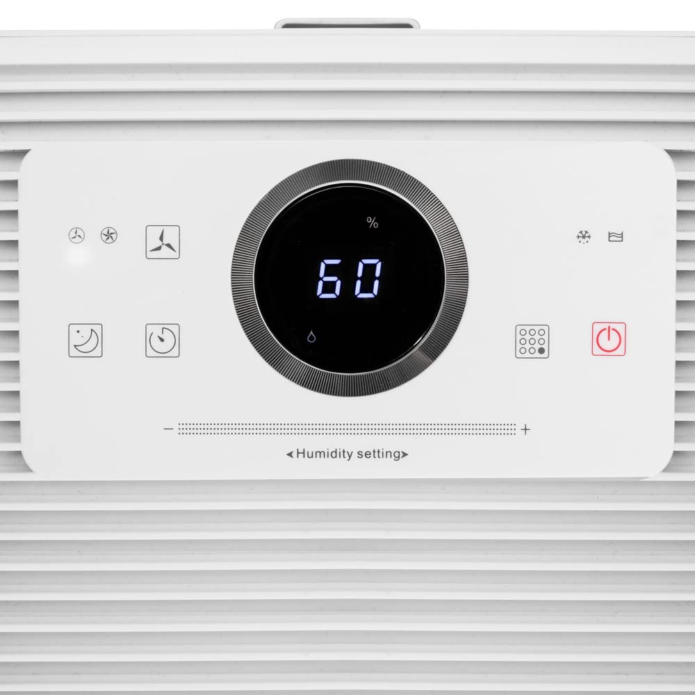 TROTEC TTK 27 HEPA Design deumidificatore e purificatore d'aria adatto per ambienti fino a 15 m²/37 m³, deumidificatore, protezione da troppopieno, serbatoio dell'acqua