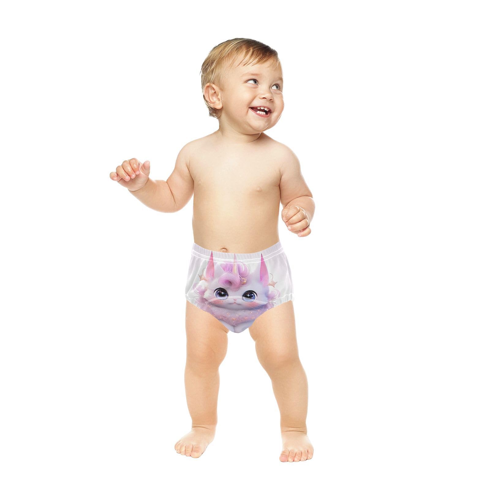 Coikll A Cat with Horns Toddler Training Underwear Waterproof Baby Pee Pants -5T