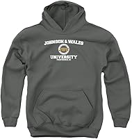 Vista 8 de Johnson & Wales University - Sudadera con capucha con logotipo oficial del círculo para niños y niñas