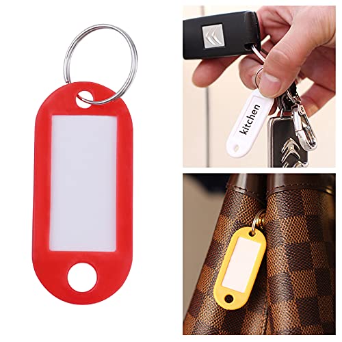 Etichette chiave in plastica per chiavi con anelli divisi per catene portachiavi portachiavi Etichette chiave in plastica per chiavi con anelli divisi per catene portachiavi portachiavi