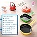 Lollipop Kids Kitchen Playset Pots and Pans with Utensils Cookware Playset – 10-Piece Gourmet Cooking Set for Toddlers 3+ | Complete with Cooking Utensils & Accessories | Safety Tested for Safe Play