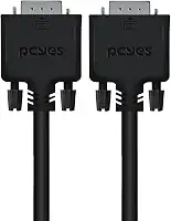 CABO DE VÍDEO VGA 15 PINOS MACHO PARA VGA 15 PINOS MACHO 28AWG PURO COBRE 2 METROS - PVM15-2 - PCYES