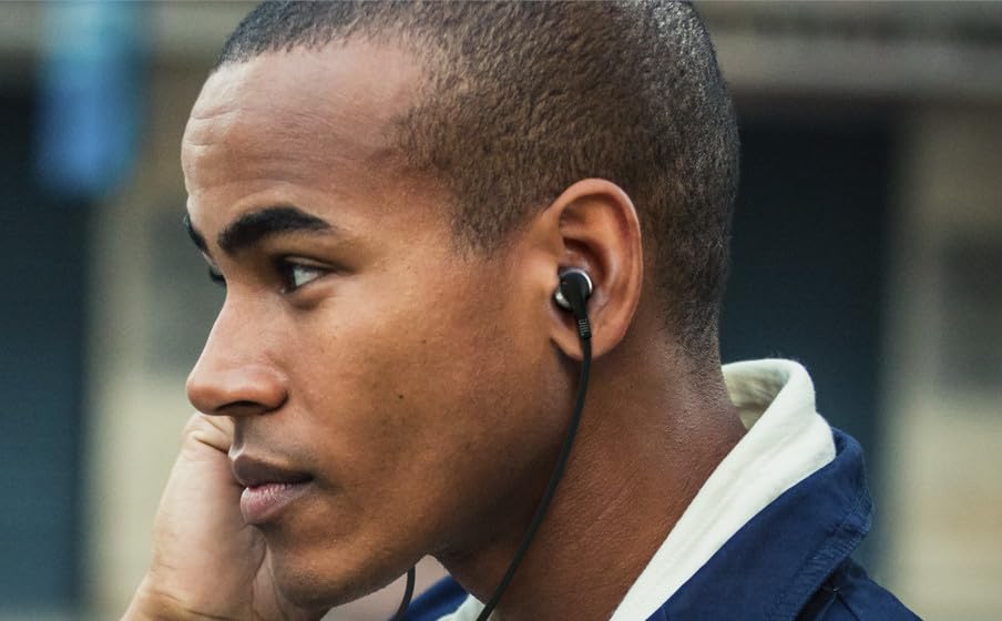 JBL Tune 205BT - Wireless Earbud Headphones, in Ear Bluetooth Headphones with Microphone, up to 6-Hour Battery, Works with Android and Apple iOS (Black)