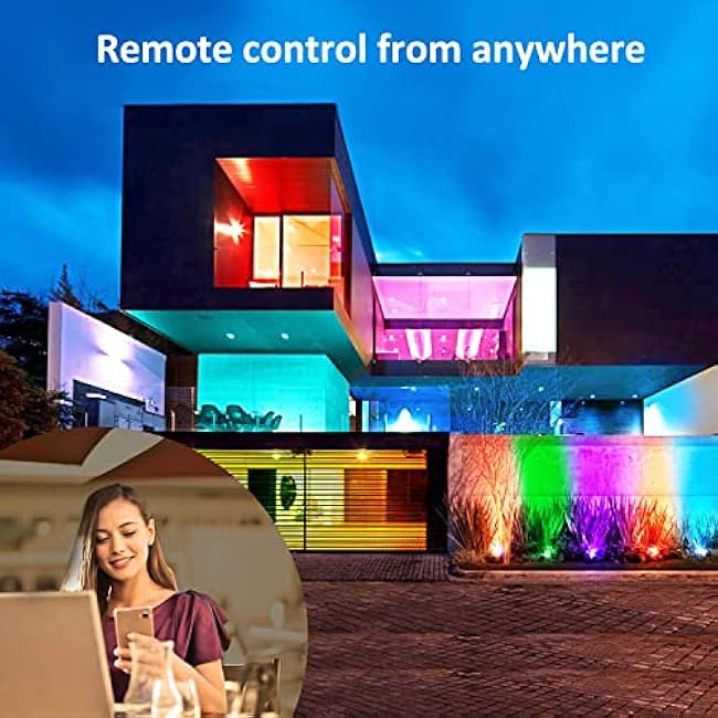 NOVOSTELLA LED Flood Lights 100W RGB Multicolor