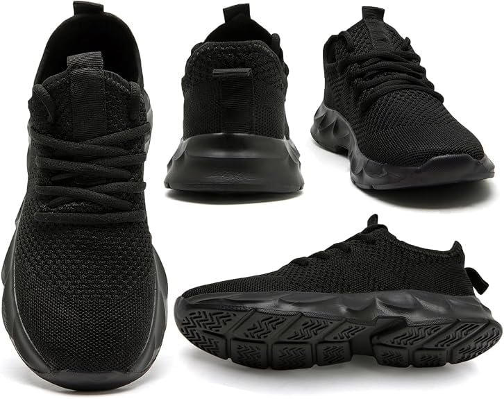 Image of EGMPDA Mens Tennis Shoes Slip On Running Walking Sneakers Non Slip Sport Gym Workout Athletic Lightweight Breathable Casual