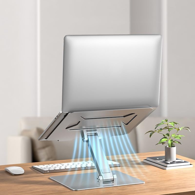 Support d'ordinateur portable pliable en aluminium pour bureau