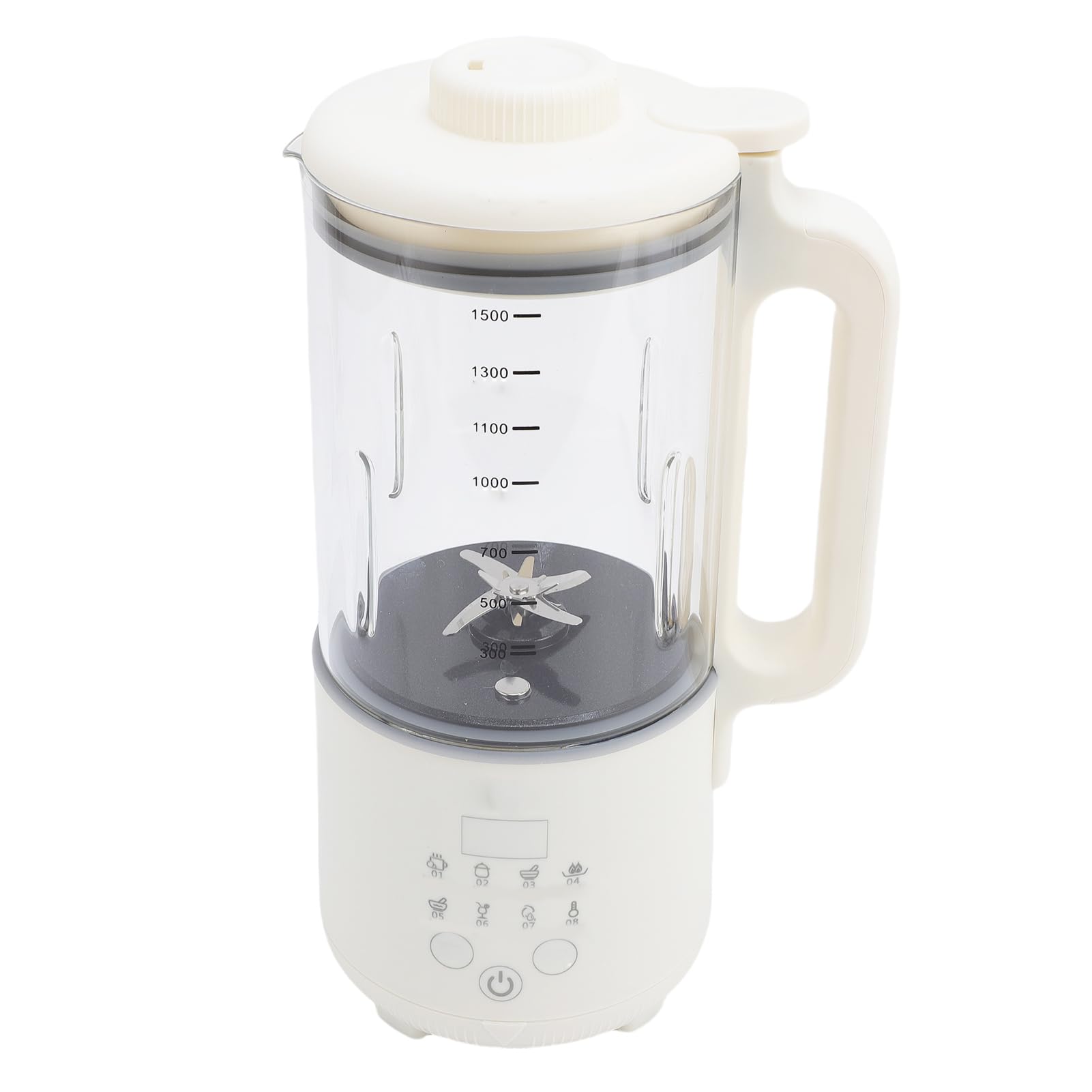 Dioche Maszyna do Produkcji Mleka 120 W 1500 Ml Ekspres do Mleka Sojowego – Wielofunkcyjny Automatyczny Blender Orzechowego Domu – Wtyczka EU 220 V – Przygotuj Pyszne Mleko Orzechowe i Owsiane Bez