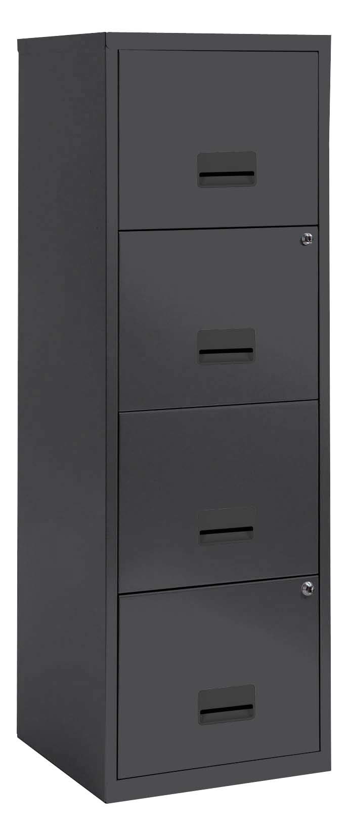Pierre Henry Archivador Access, 4 cajones, Antracita, 40 x 125 x 40 cm