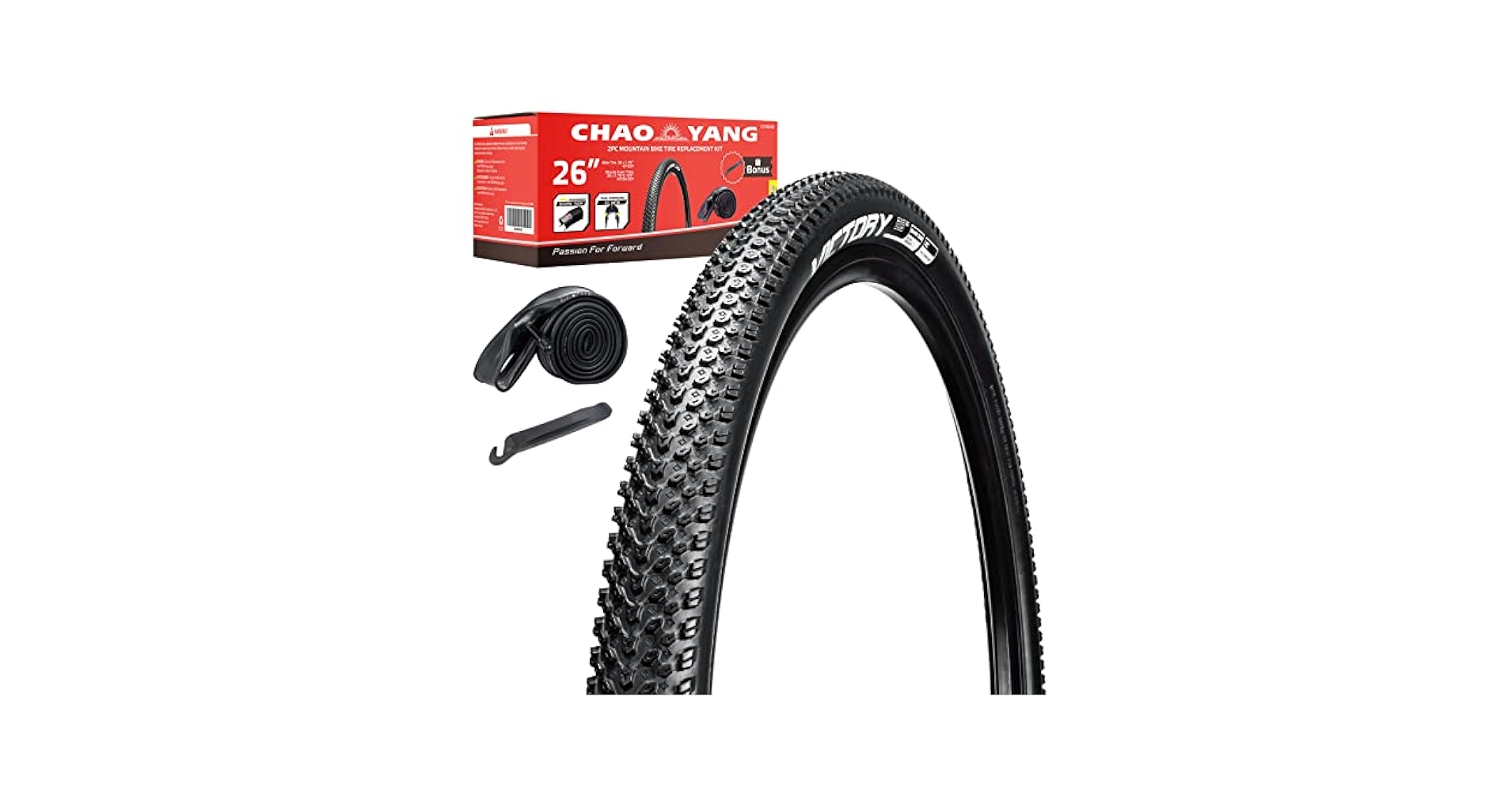 【アチャンさん】mounten. 125 Amazon.com : Chao YANG Mountain Bike Tire Replacement Kit