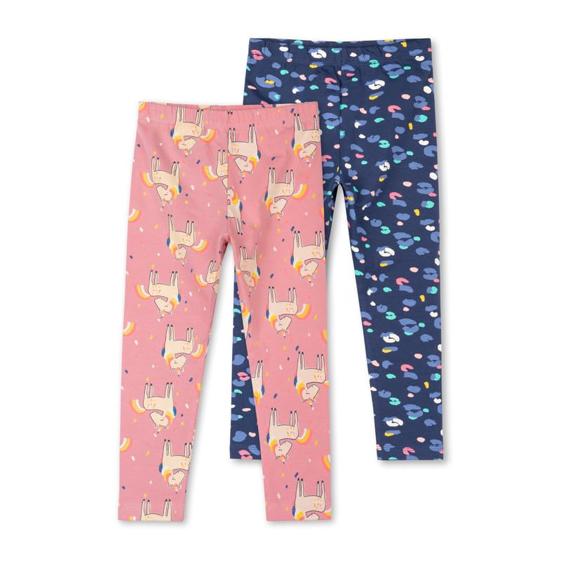 Image of ARIEL Cotton Printed Non-Transparent Regular Fit Ankle Length Leggings for Girls